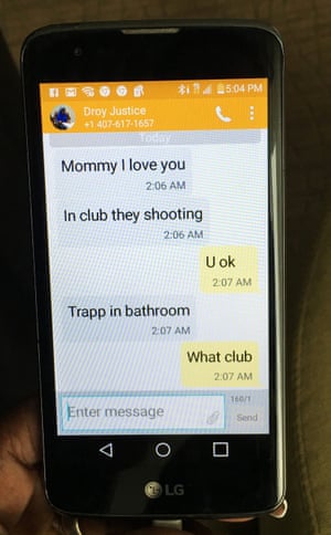 Equipment 4 Camping 'He's coming. I'm gonna die': son's text to mother reveals Orlando shooting terror