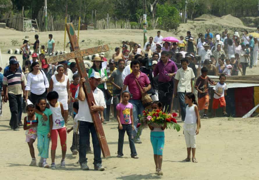 People commemorate the 10th anniversary of the massacre in El Salado