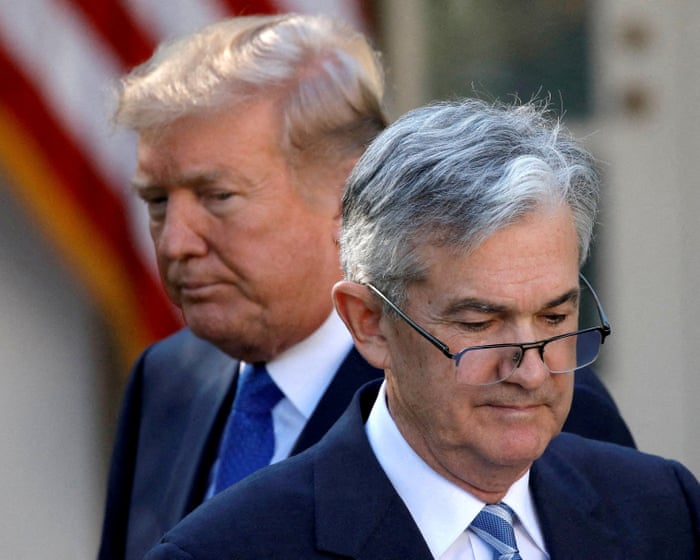 Trump privately indicates he may soon fire Fed chair Jerome Powell