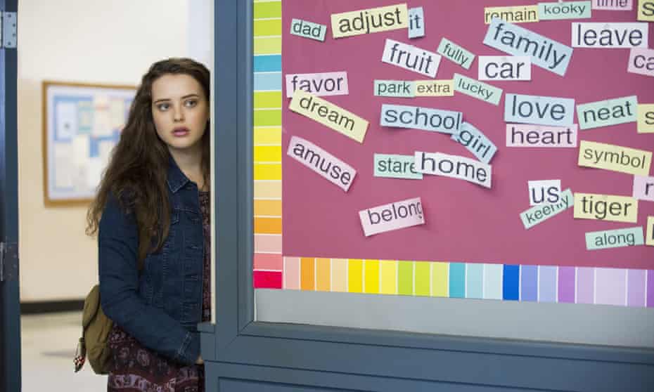 Katherine Langford as Hannah Baker in a scene from the series 13 Reasons Why on Netflix.