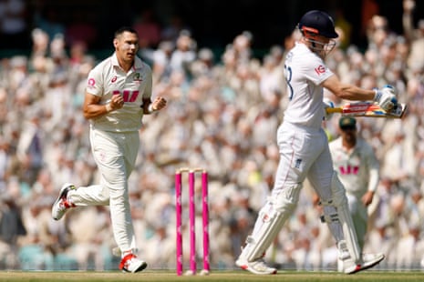 Scott Boland strikes early for Australia.