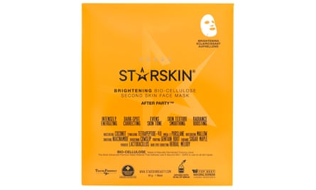 Starskin After Party brightening bio-cellulose second-skin face mask