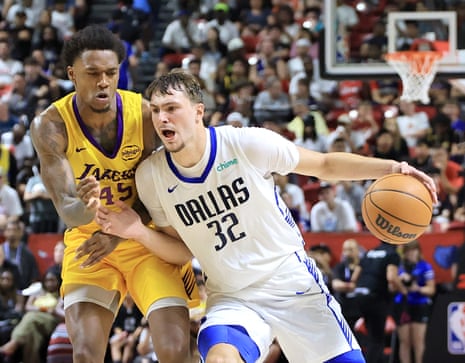 Cooper Flagg scores 10 in Summer League debut as Mavs edge Lakers | Cooper Flagg | The Guardian