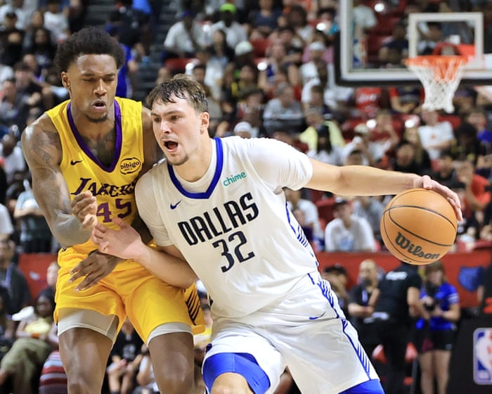 Cooper Flagg scores 10 in Summer League debut as Mavs edge Lakers