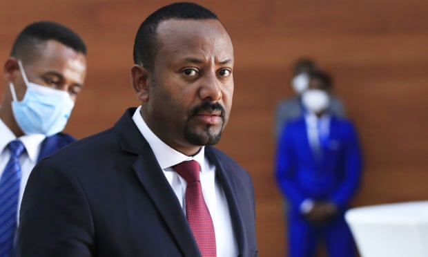 The Ethiopian prime minister, Abiy Ahmed