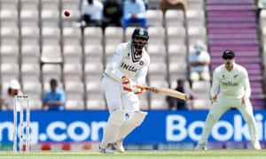 Ravindra Jadeja in action.