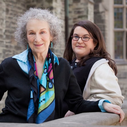 Atwood with Naomi Alderman, whom she mentored during the writing of The Power.