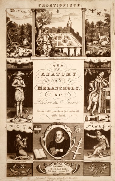 Frontispiece from Robert Burton’s ‘The Anatomy of Melancholy’ London, 1836.