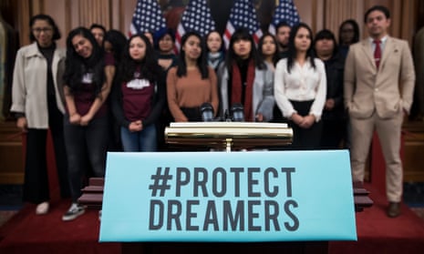 Daca recipients during a press conference in Washington. Hundreds of thousands of undocumented young people face an uncertain future.
