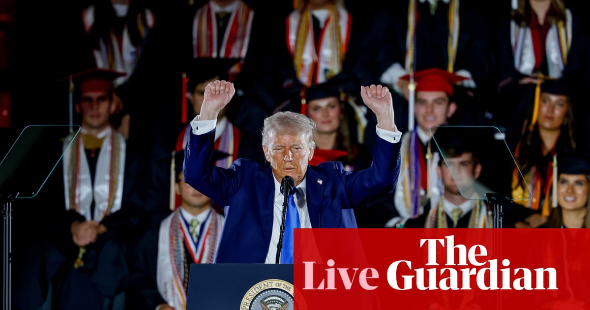 Trump orders funding cut for public broadcasters NPR and PBS in fresh attack on media US politics live