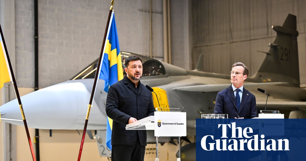 Ukraine war briefing: Gripen fighter jet deal ramps up after Zelenskyy visit to Sweden