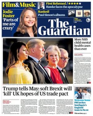 Image result for the guardian politics front cover