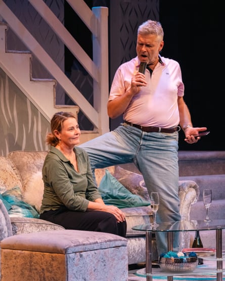 A marriage capsized … Sarah Belcher and Phil Corbitt in All at Sea.