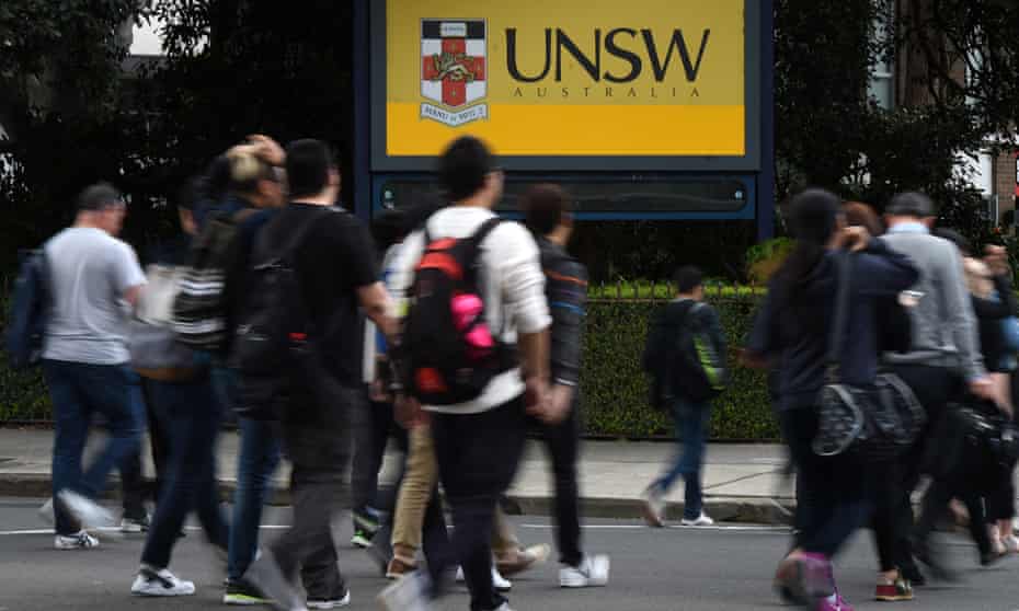 Students enter the University of New South Wales 