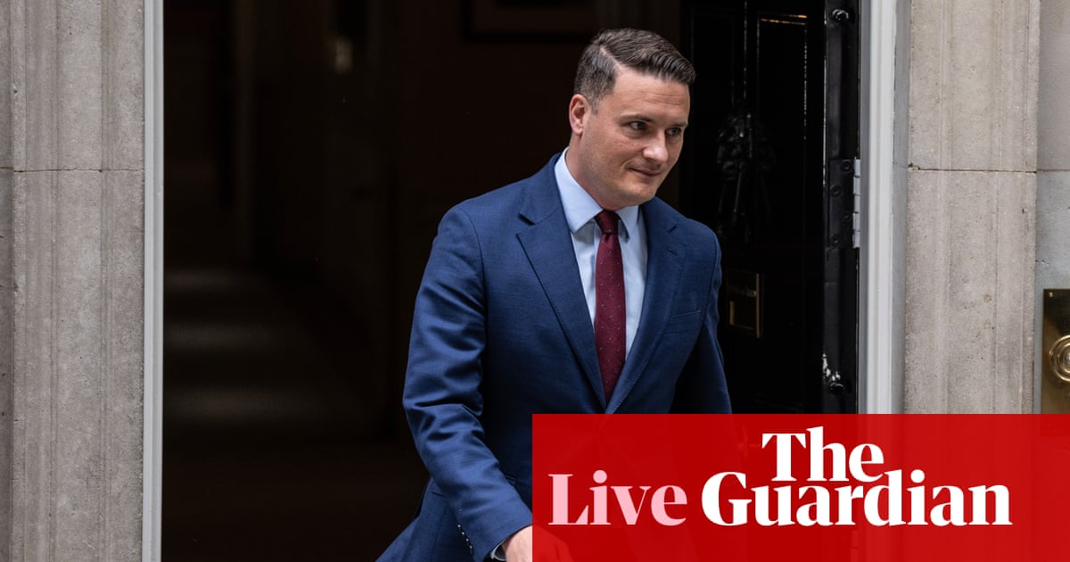 Wes Streeting leaves No 10 after planned talks with Keir Starmer last less than 20 minutes - UK politics live