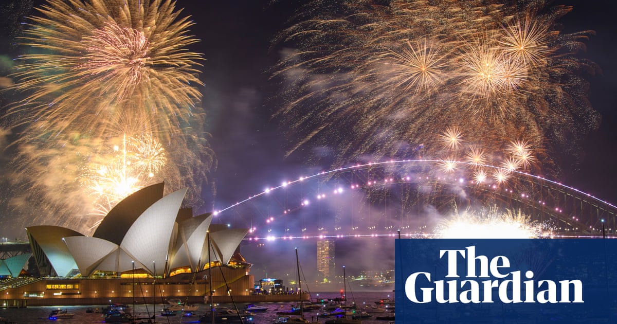 Australia cautiously rings in 2022 with firework displays but smaller crowds