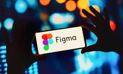 The Figma logo seen displayed on a smartphone. 