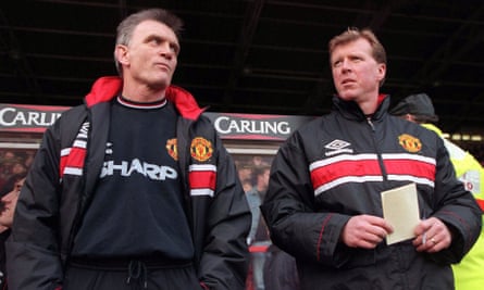 Steve McClaren (right) with Jim Ryan on the touchline at Nottingham Forest.