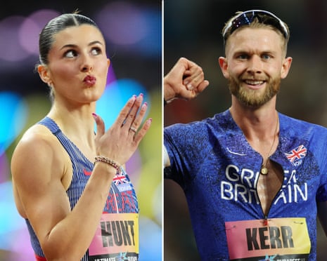 A split image of Amy Hunt (left) and Josh Kerr (right)
