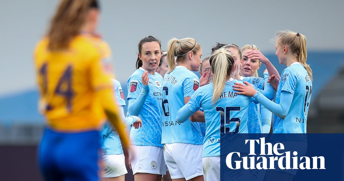 WSL roundup: Walsh strike makes it nine straight league wins for Man City
