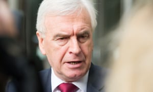 John McDonnell, the shadow chancellor