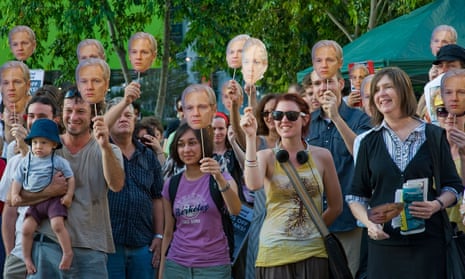 A 2010 rally in support of Julian Assange in Brisbane