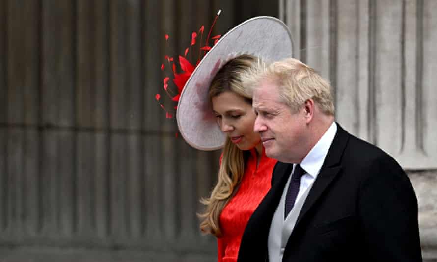 Boris Johnson y su esposa Carrie