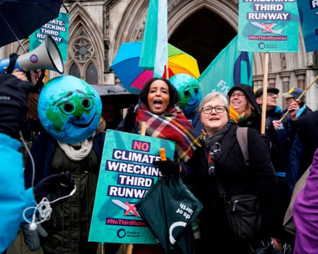 Campaigners against Heathrow expansion. Rachel Reeves has complained that the protection of ‘bats and newts’ has interfered with the UK’s ability to complete major infrastructure projects.