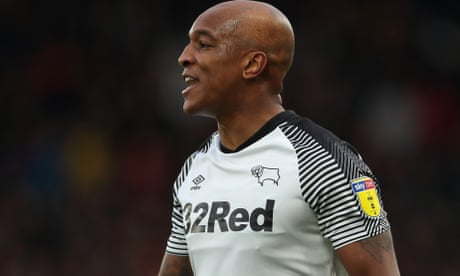 Derby's Andre Wisdom in hospital after being stabbed and robbed in the street