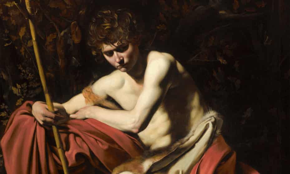 Caravaggio’s Saint John the Baptist in the Wilderness.