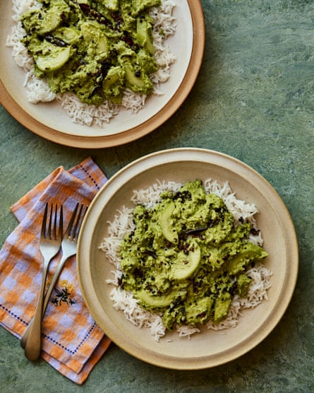 Cynthia Shanmugalingam’s cucumber yoghurt curry .