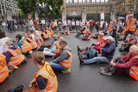 Just Stop Oil protest.