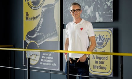 Dr Martens CEO, Kenny Wilson, at the factory HQ near Wellingborough