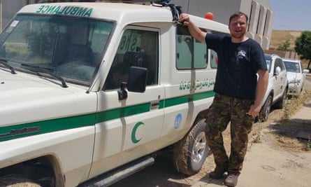 James Fern, who is planning to drive an ambulance from London to Ukraine.