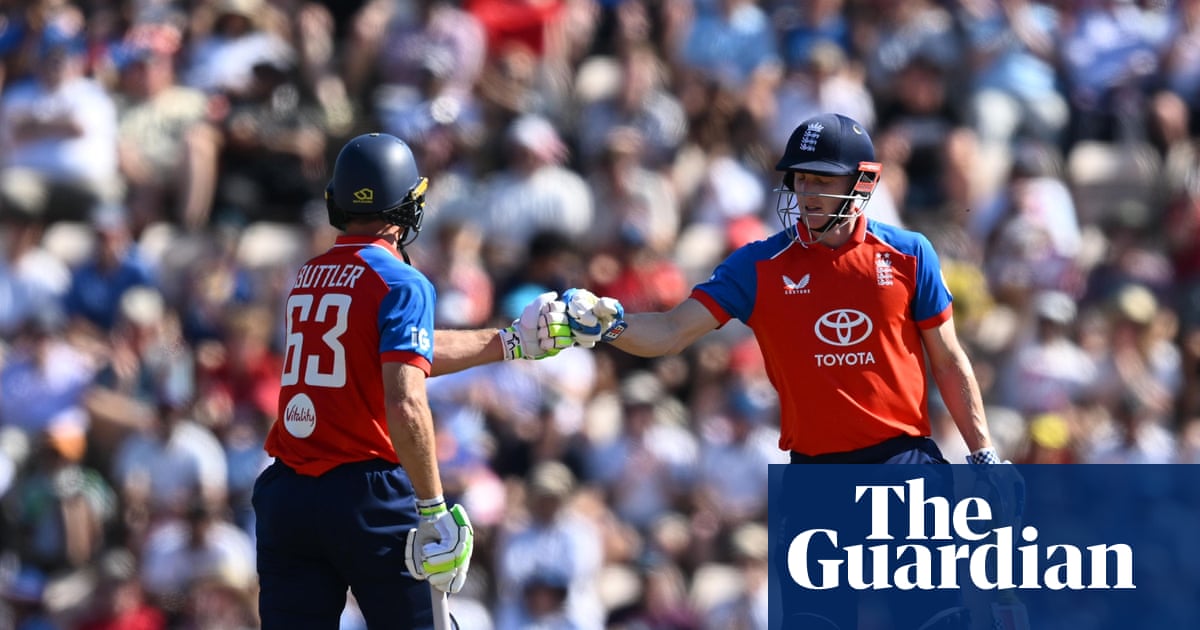 Jos Buttler and Harry Brook in record T20 partnership as England thrash India