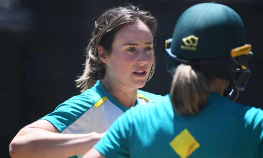 Ellyse Perry's arrival in Adelaide was delayed by a positive Covid test.