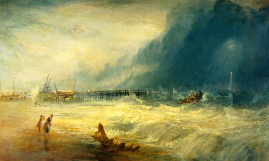 JMW Turner’s depiction of a stormy sea, painted c1831.