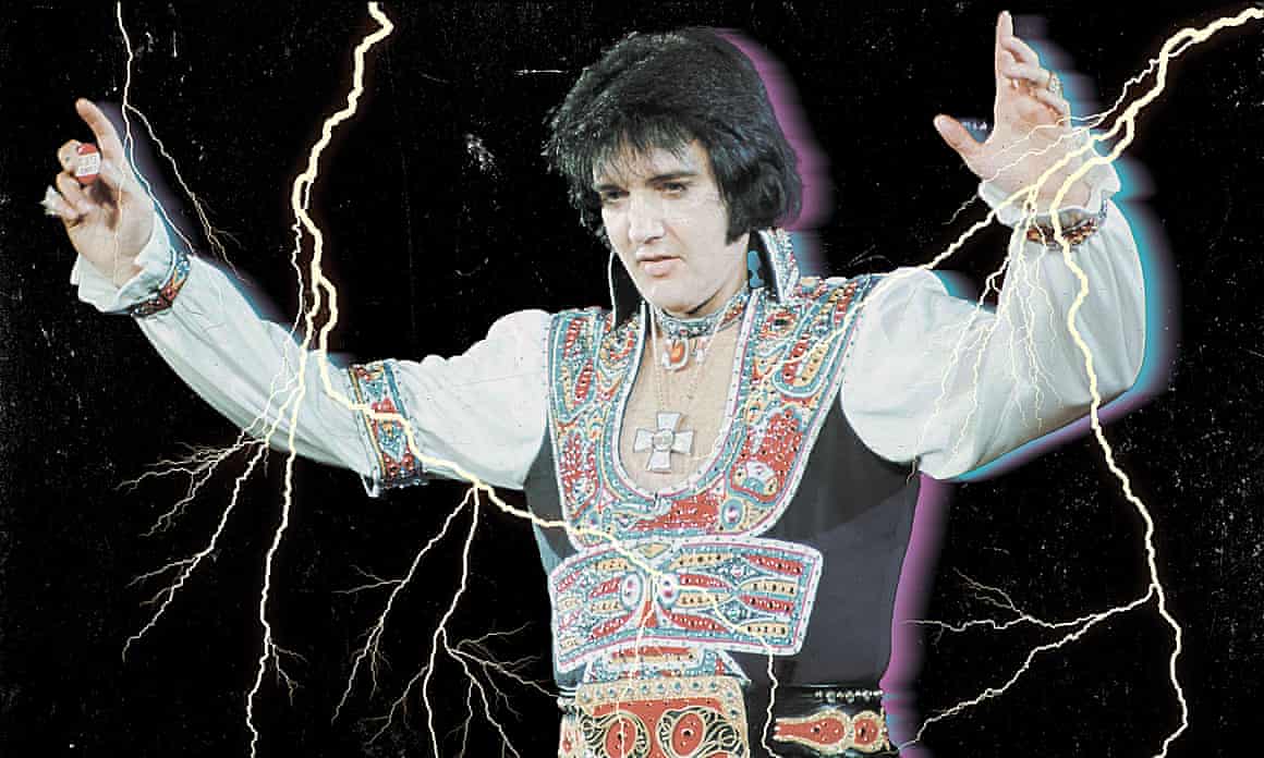 ‘He moved his hands over the guy’s back and the pain was almost gone’ … Presley.
