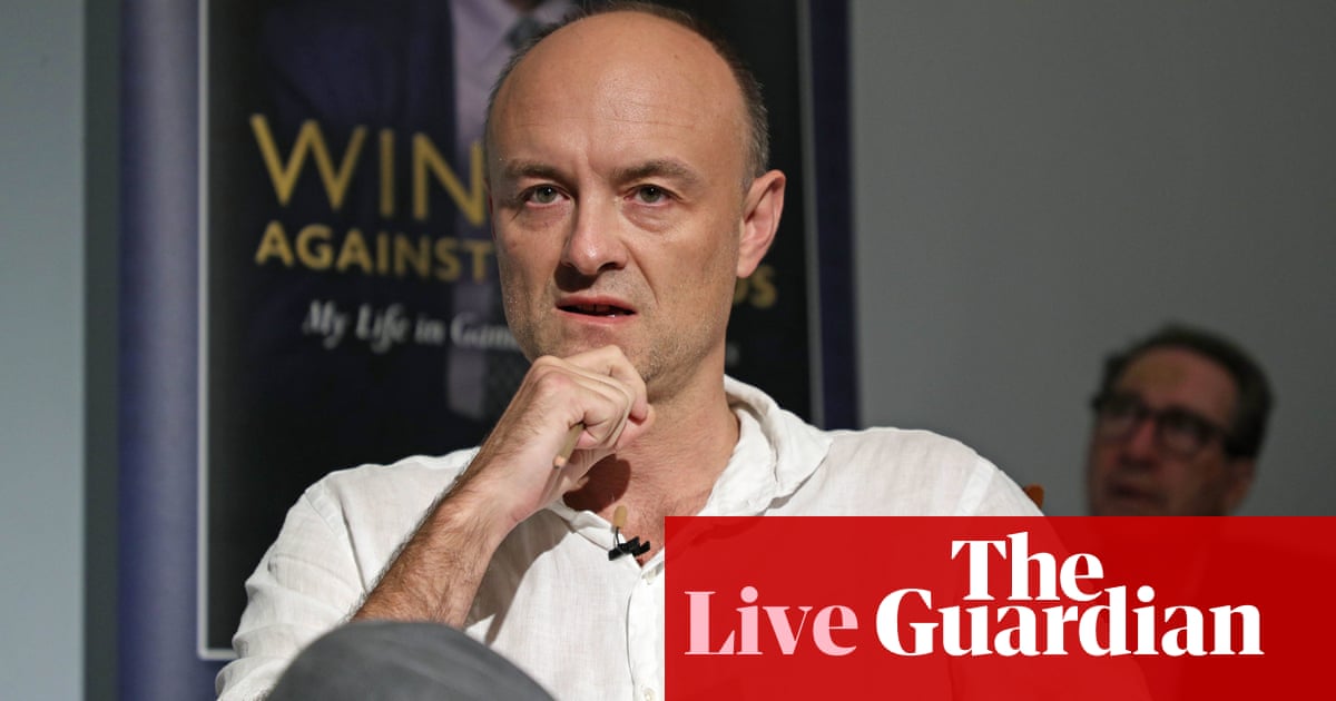 Brexit Not Surprising People Are Angry With Mps Says Dominic Cummings As It Happened Politics The Guardian