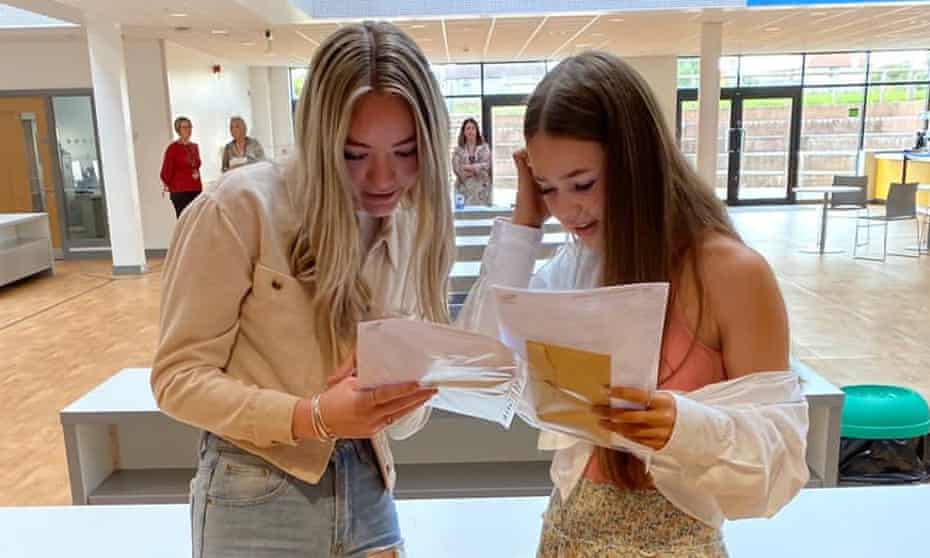 Pupils opening results.