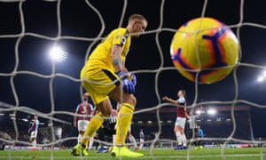 Joe Hart reacts after Ciaran Clarkâs header beats him to put Newcastle 2-0 ahead.