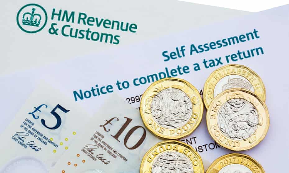 HMRC Self Assessment Notice to complete a UK tax return