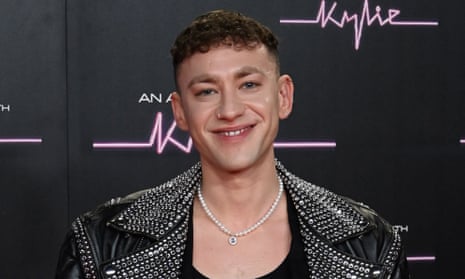 Olly Alexander at an audience with Kylie in December 2023.