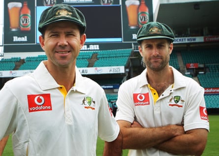 Simon Katich with Ricky Ponting in 2010