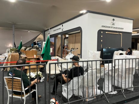 Saudi Arabia’s pavilion at Cop30 on 22nd November 2025.