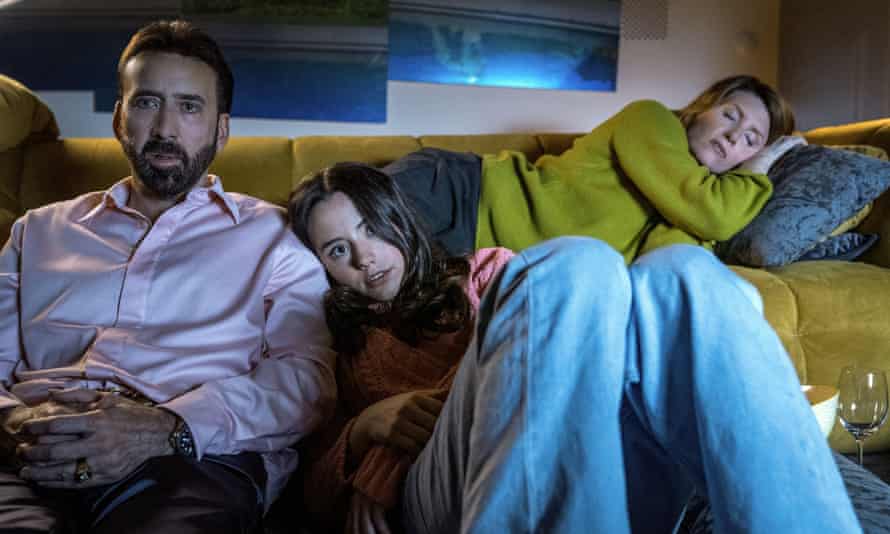 With Nicolas Cage and Lily Mo Sheen in The Unbearable Weight of Massive Talent.