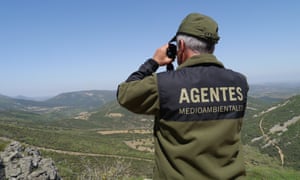 Forest ranger José Antonio Vaquerizo in Toledo province, Castilla-La Mancha.