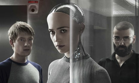 Alicia Vikander as a robot in Ex Machina (2015).