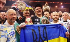 Oleksandr Usyk after became the first heavyweight to win all four world titles last month