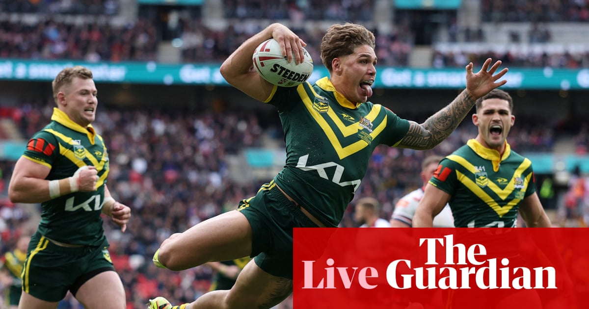 England v Australia: rugby league Ashes first Test – live updates